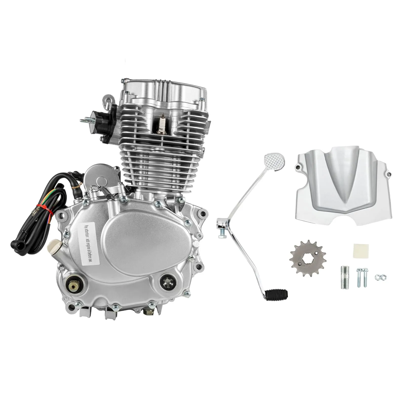 200cc/250cc ATV Vertical Motorcycle Engine - 4-Stroke, Air-Cooled, 5-Speed Manual Transmission