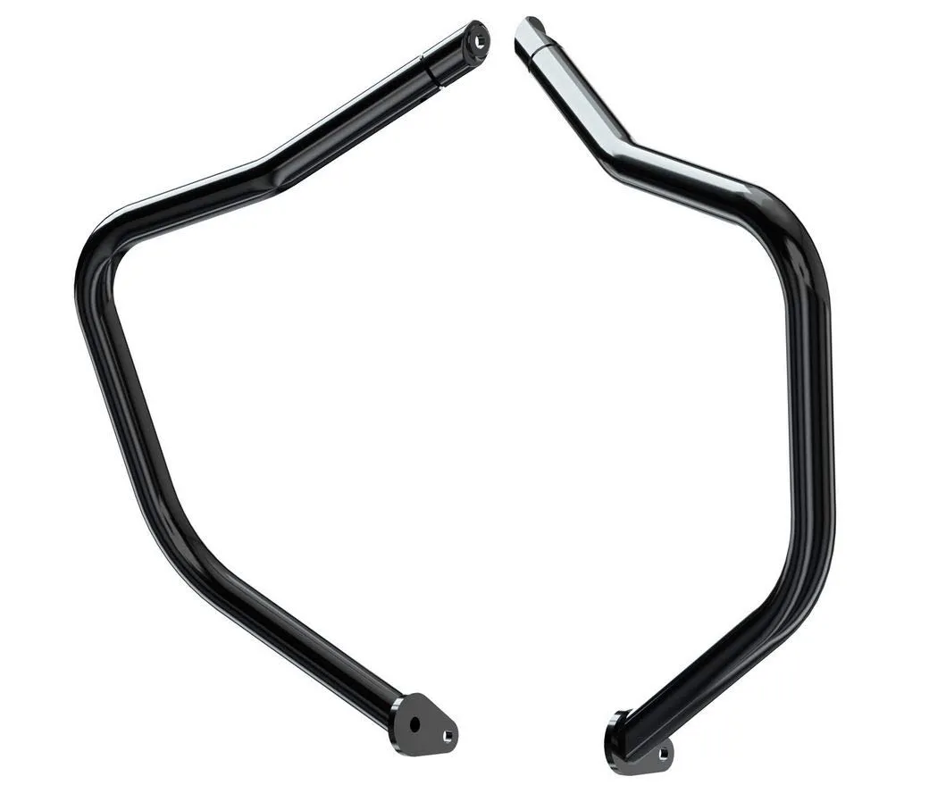 2020-2023 Genuine Indian Challenger Front Highway Bars in Thunder Black - 2884177-266