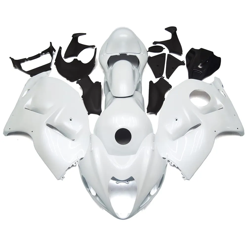 ABS Plastic Fairings Body Kits for Suzuki Hayabusa GSXR1300 1997-2007 Pearl White