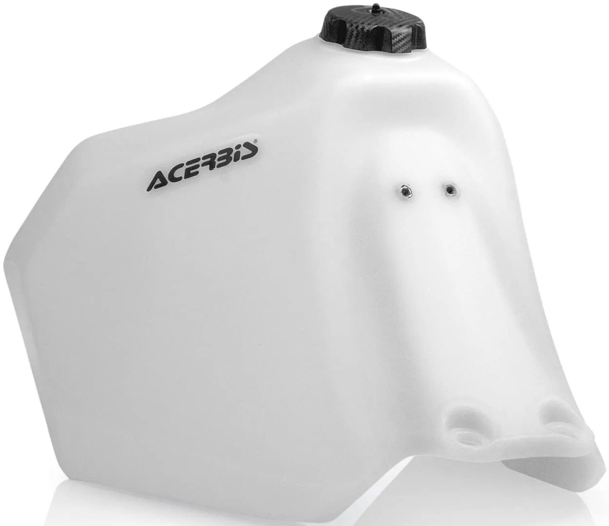 Acerbis 5.3 Gallon White Gas Tank - Durable Polyurethane with Cap & Mounting Kit