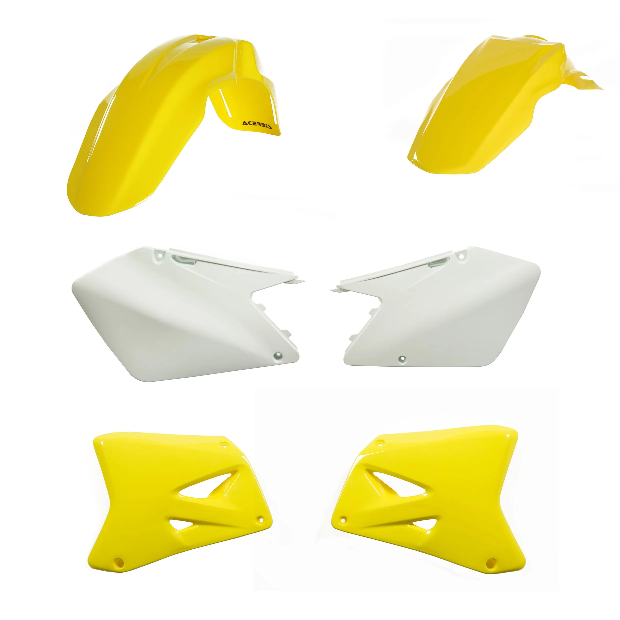 Acerbis Fairing Kits for Suzuki RM125/RM250 - High-Quality Plastic Replacement Parts