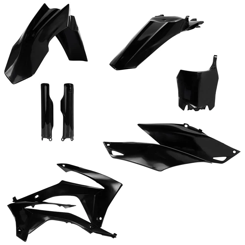 Acerbis Full Plastic Kit Black for Honda CRF450R 2013-2016, Durable Replacement Parts