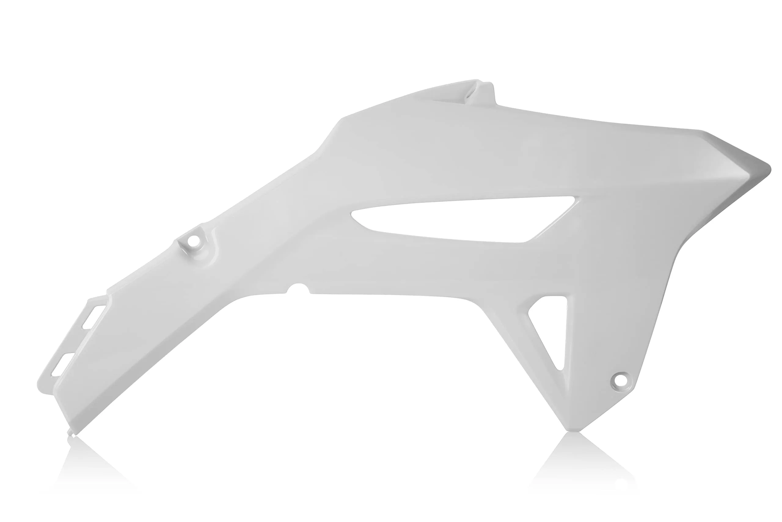 Acerbis Radiator Shrouds for Honda - White OEM Shape Replica Plastic