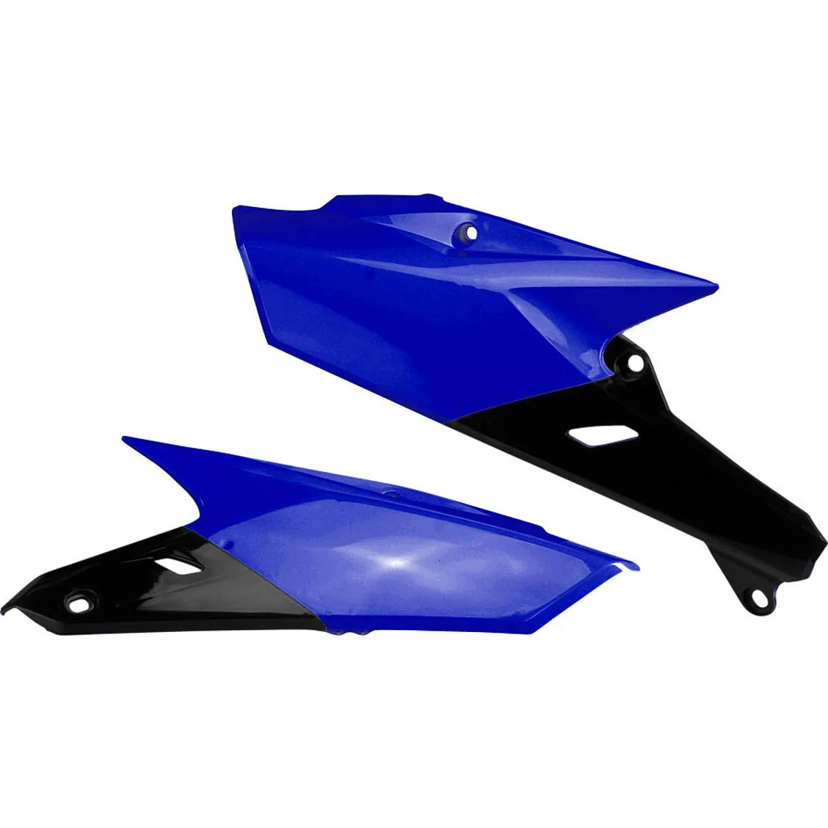 Acerbis Side Panel Set in Blue/Black for Yamaha YZ250F (2019-2023) – High-Quality Plastic