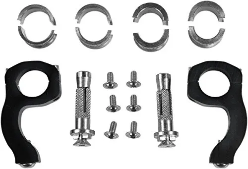 Acerbis X-Factor Universal Mounting Kit - Black for Versatile Applications