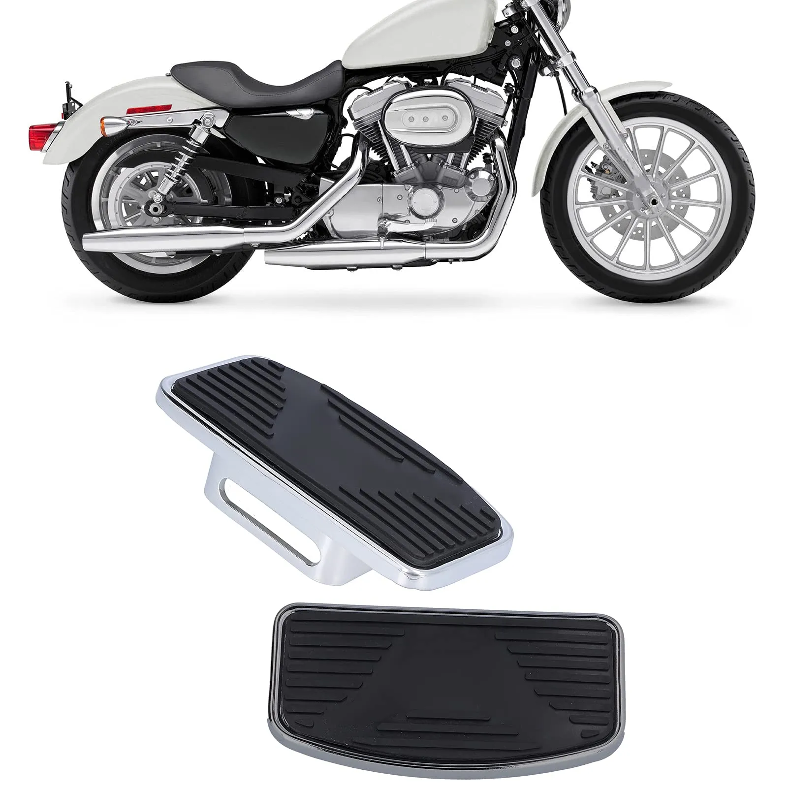 Adjustable Motorcycle Rear Floorboard Footrests for Comfortable Passenger Experience