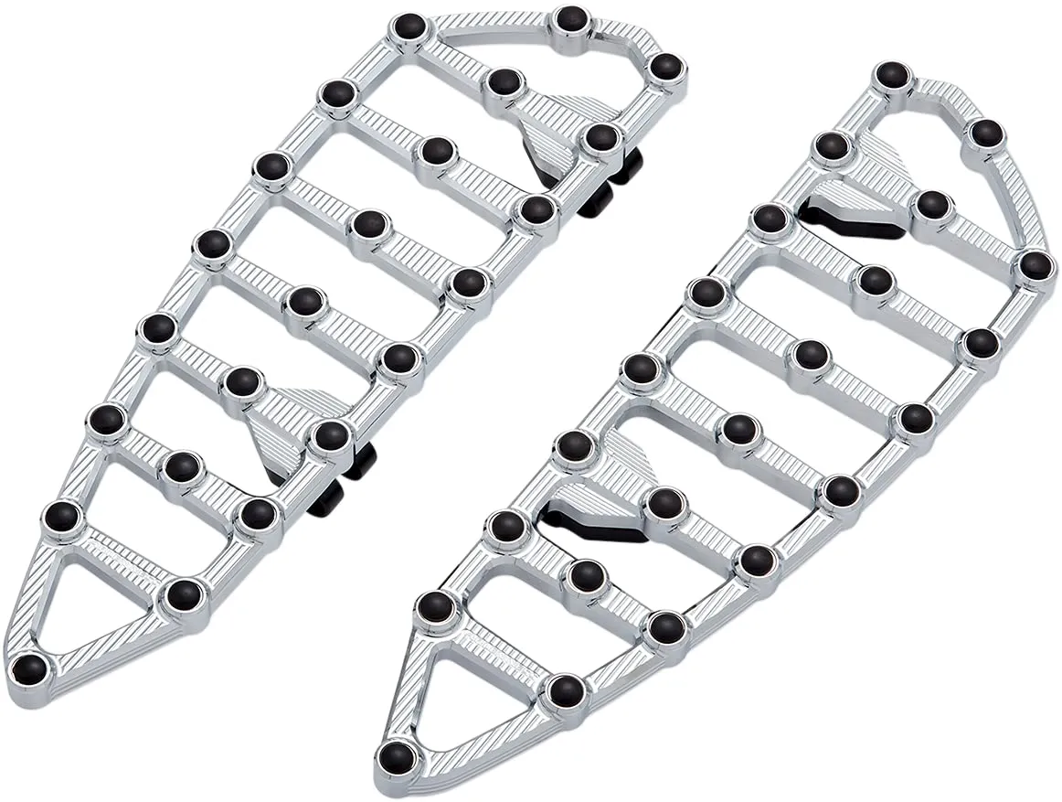 ARLEN NESS NESS-MX DRIVER BOARDS CHROME 06-890, Lightweight Aluminum, Excellent Foot Traction