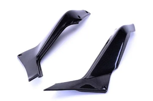 Bestem Black Carbon Fiber Seat Side Panels for Ducati Multistrada 1200 2010-2013