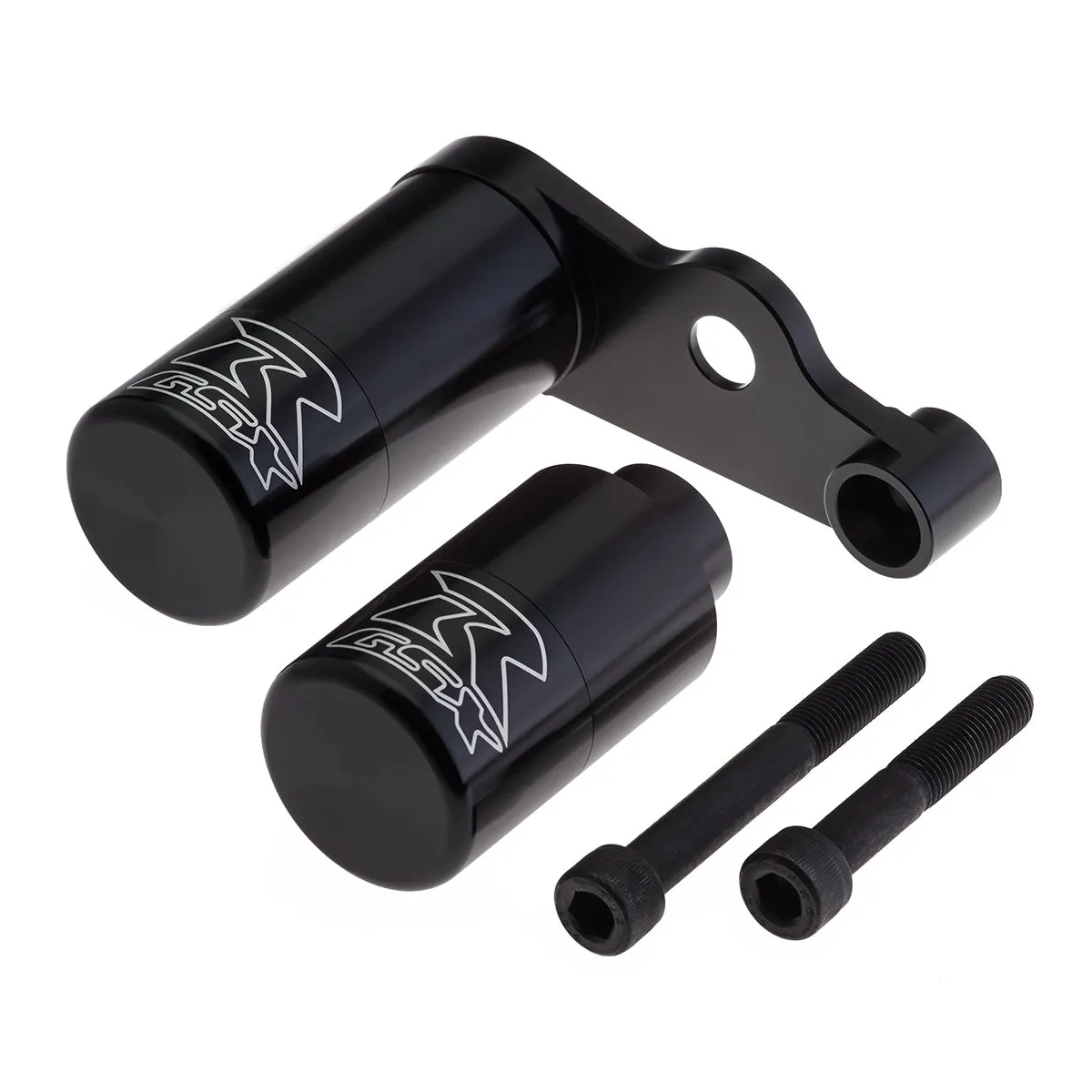 BlackPath Frame Sliders for 2006-2009 Suzuki GSX-R600 + GSX-R750, Anodized Black T6 Aluminum