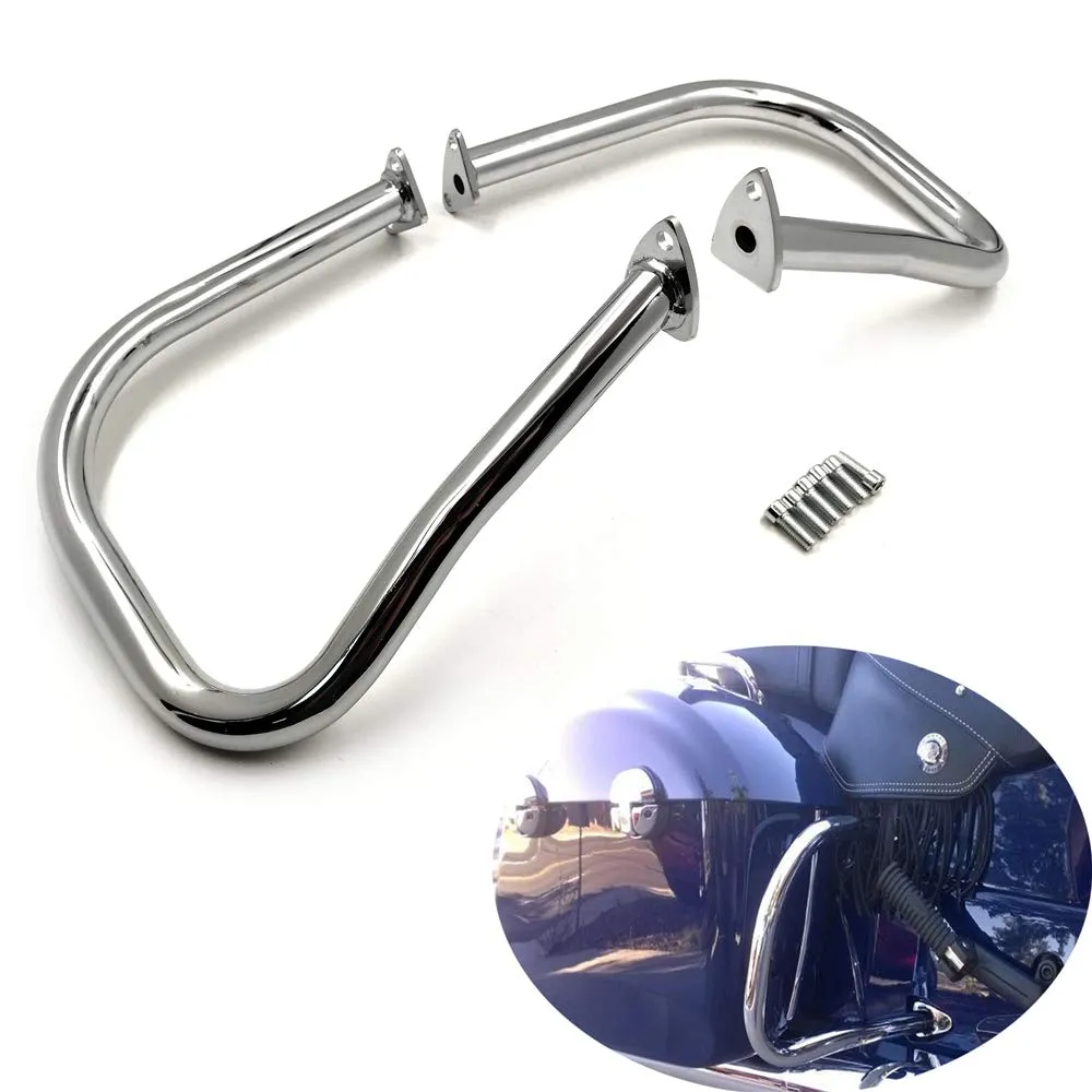 Chrome Rear Highway Bars Guard for Indian Chief, Chieftain, Roadmaster, Springfield 2014-Up