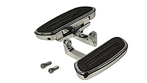 Chrome Streamliner Passenger Footboard Kit for 1993-2019 Harley Touring Models