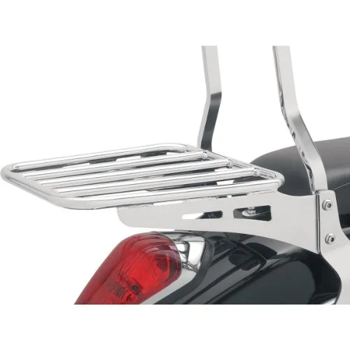 Cobra Sissybar Luggage Rack for Harley-Davidson - Durable Steel, Black Powder-Coat Finish