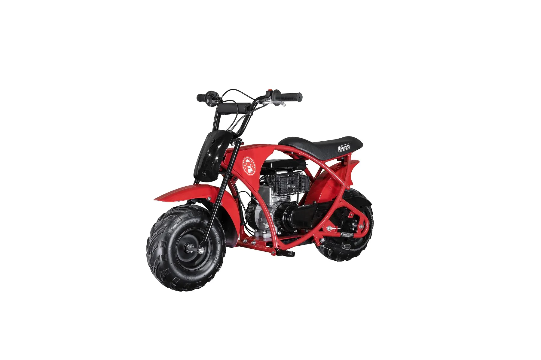 Coleman 105cc Gas-Powered Minibike B100, Durable Steel Frame, Rear Disc Brakes, Smooth Ride