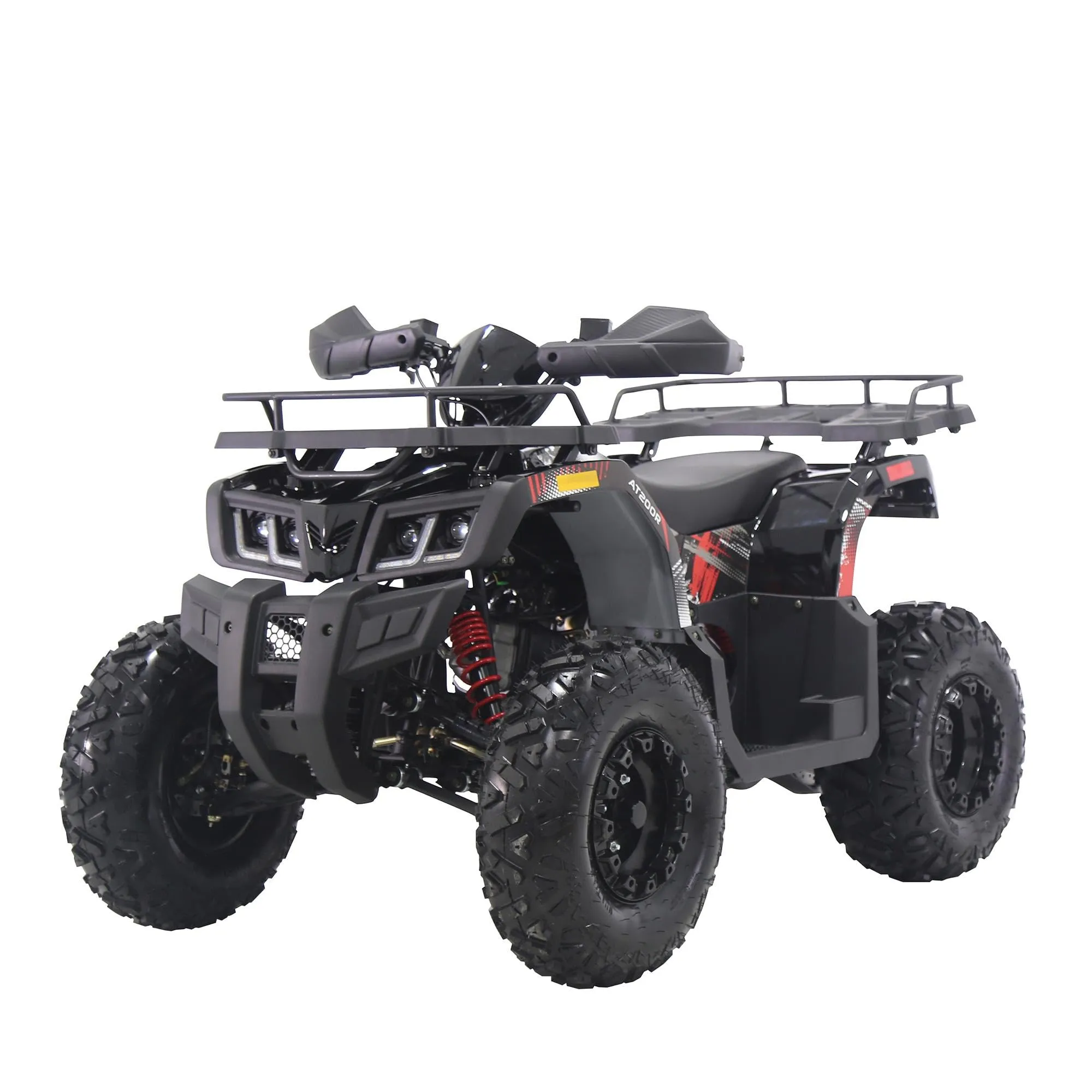 Coleman 169cc Gas-Powered Adult ATV AT200R with Disc Brakes and Adjustable Suspension