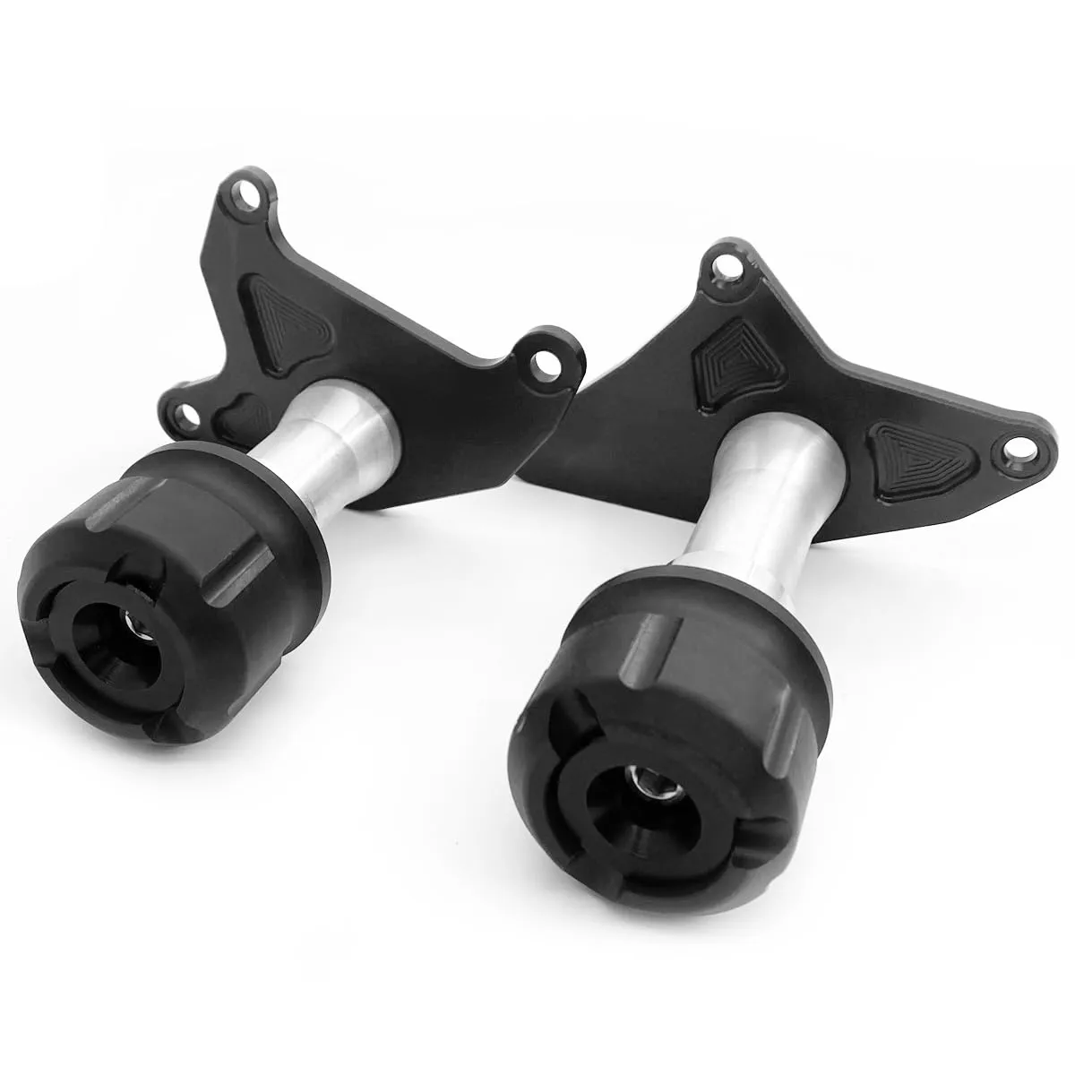 Compatible Honda Grom MSX125 2013-2020 Motorcycle Frame Sliders, Black Anti-Collision Protection