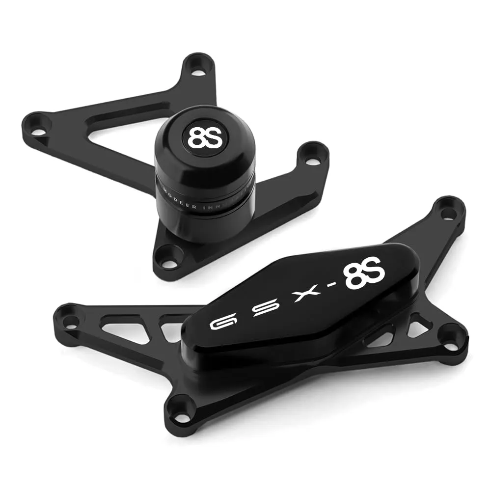 Compatible with Su.zuki GSX-8S 2023-2024 Motorcycle Frame Crash Protection Slider (Black)