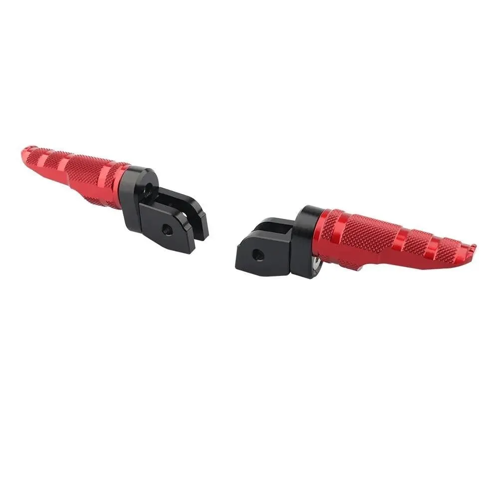 DUCATI Scrambler 400/800/1100 Front Foot Pegs Red, Durable CNC Aluminum Motorcycle Adjustment