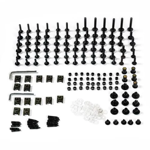 Fairing Bolts Kit for Yamaha YZF-600 R6 2008-2016, Aluminum Fasteners & Hardware Clips