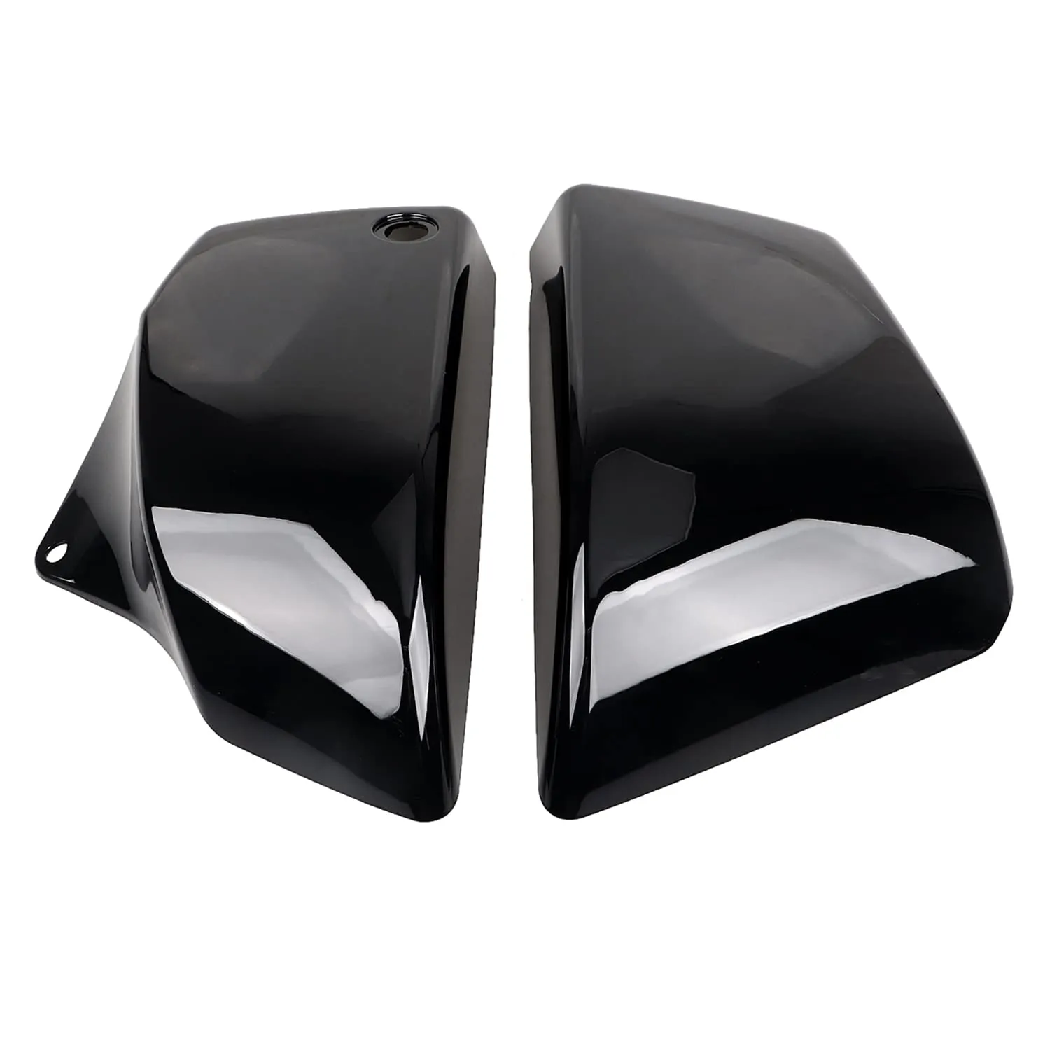 Gloss/Vivid Black Motorcycle Side Panels for 1999-2008 Honda VT 1100 Shadow/Spirit/Sabre