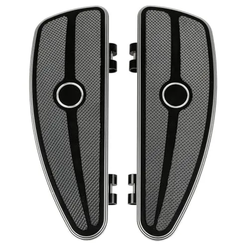 Half-Shield Rider Footboard Rubber & Aluminum for Harley Davidson 2012-2016