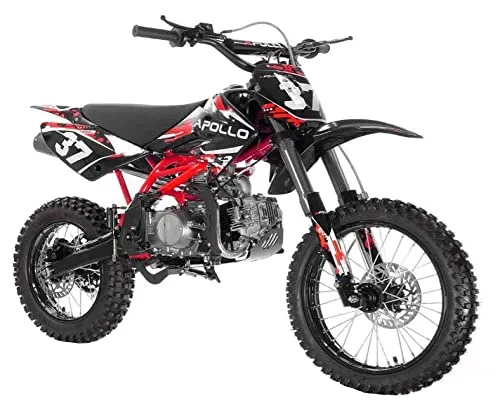 HHH Smart DEALSNOW Apollo AGB-37CRF-2 125cc Gas Dirtbike Pitbike for Youth & Adult