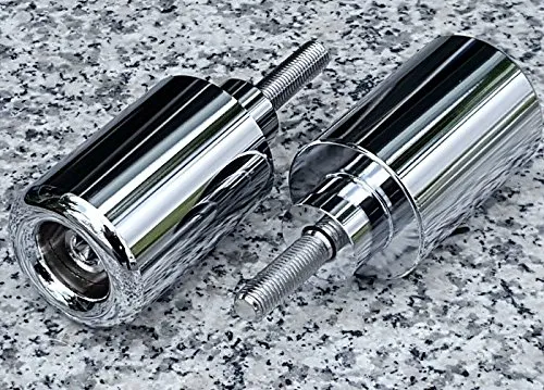 i5 No-Cut Chrome Frame Sliders for Suzuki GSXR1000 2005-2006 - High-Quality Protection