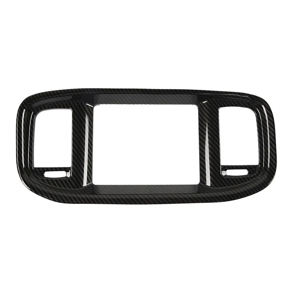 Inner Navigation Panel Frame Cover Carbon Fiber for Dodge Charger 15-21, 3.6L/5.7L/6.2L/6.4L