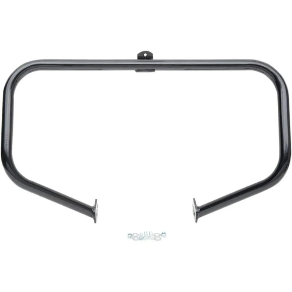 Jardine 10-5009-01B Black 1-1/4' Front Highway Bar - Durable Chrome/Made in U.S.A.