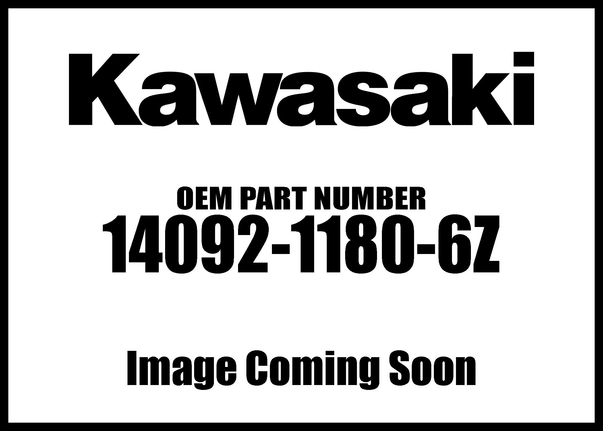 Kawasaki Mule Teryx Side Panel Cover 2015-2020 OEM 14092-1180-6Z