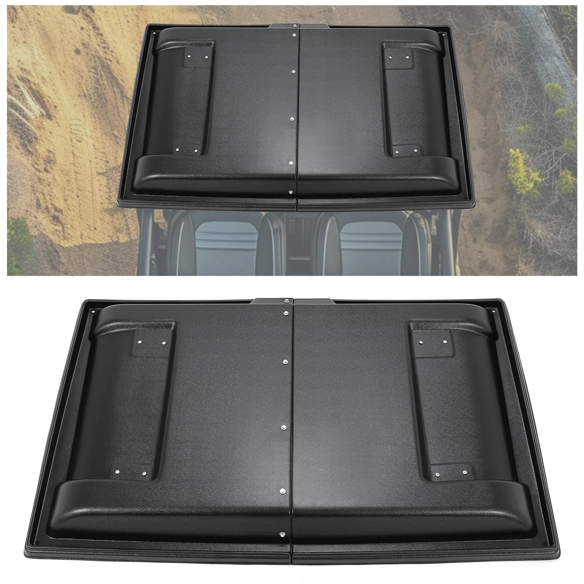 KUAFU Hard Roof for 1990-2024 Kawasaki Mule 2010-4010 Diesel 4x4 Replacement KAF30-030A