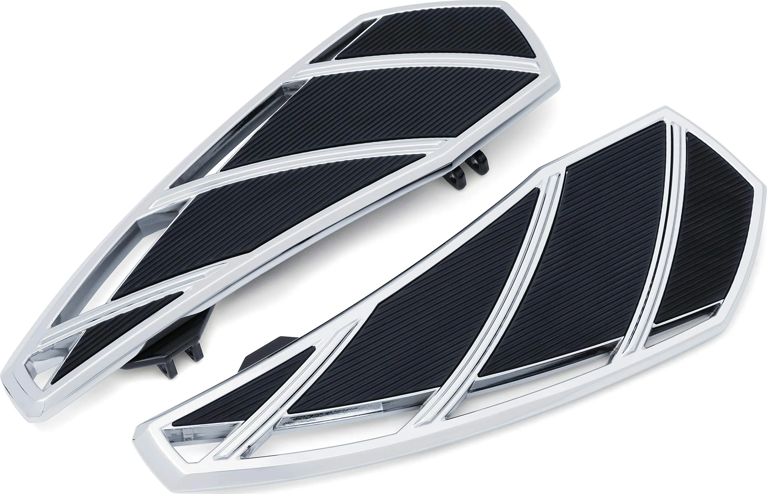 Kuryakyn 5792 Phantom Driver Floorboards for Harley-Davidson Touring Motorcycles, Chrome