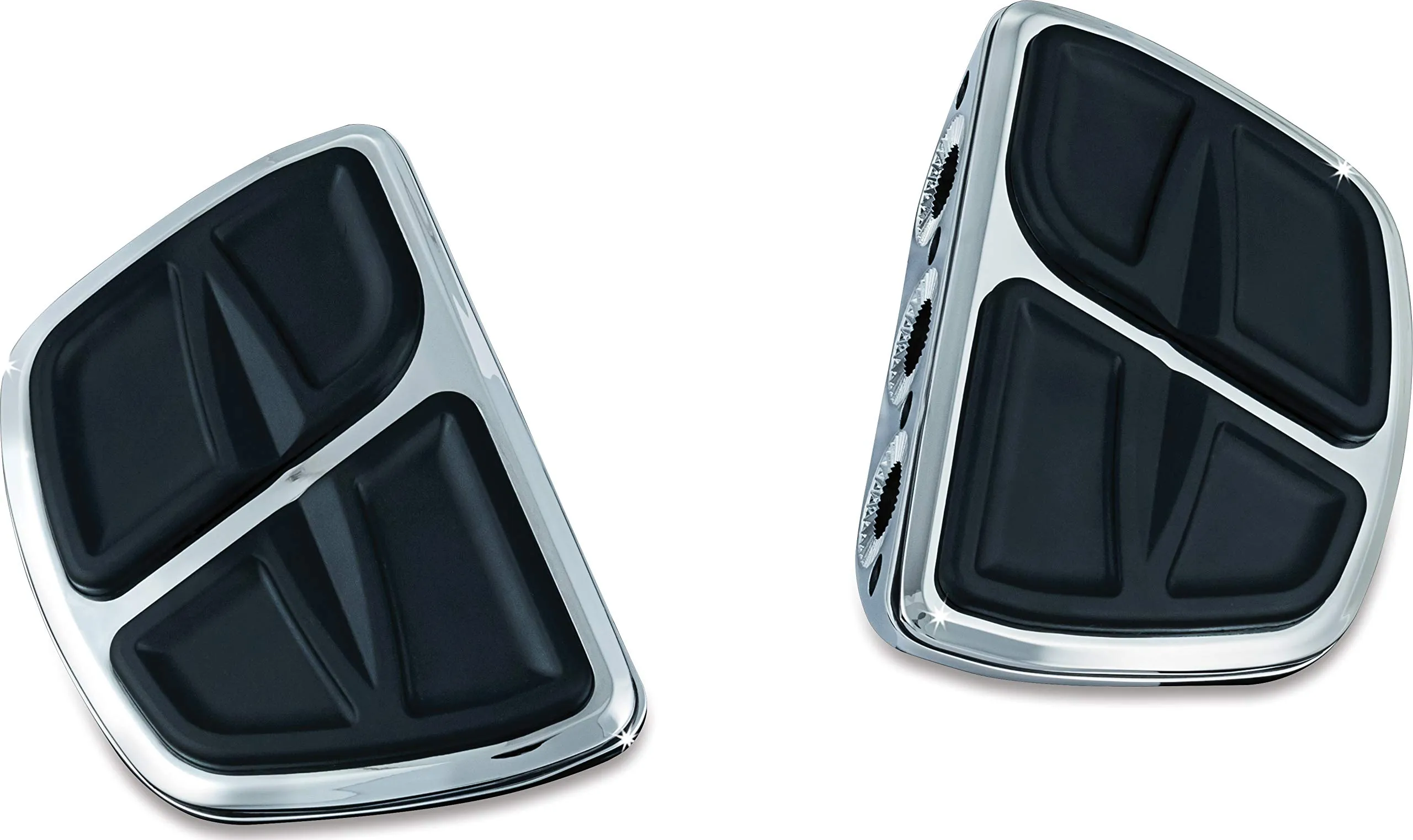 Kuryakyn 7611 Kinetic Mini Board Floorboards, Chrome Pair, Comfortable & Versatile Design