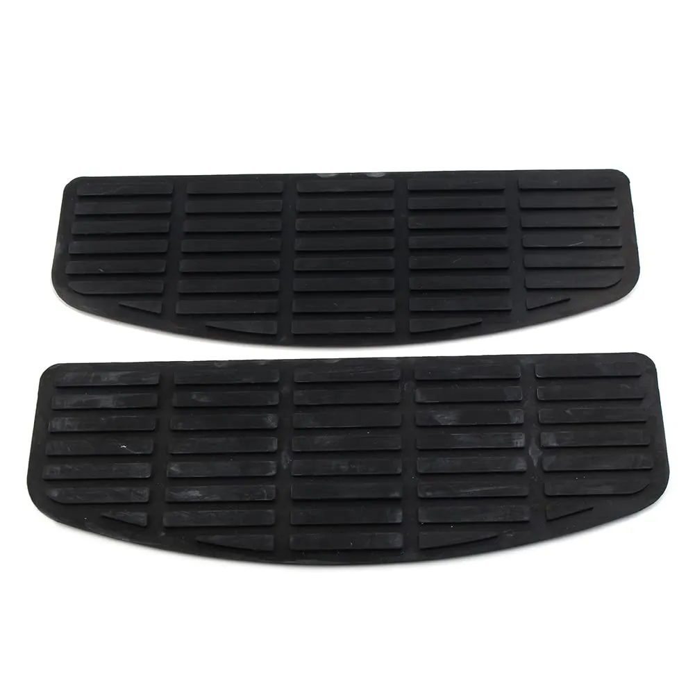 Newsmarts Front Rubber Rider Insert Footboard Kit for Harley Davidson Touring Models