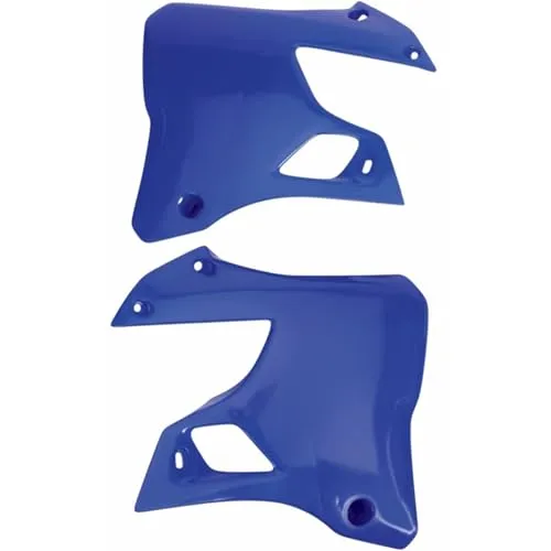 Radiator Shrouds for Yamaha YZ125/YZ250 1996-2001 - Reflex Blue Plastic Pair