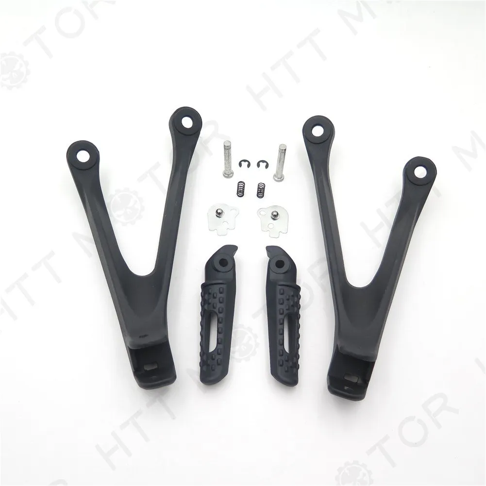 SMT-BLACK Rear Passenger Foot Pegs Bracket for Honda CBR1000RR 2008-2014, Easy Install