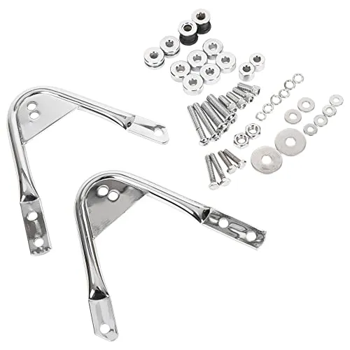 WKK Detachable Two-Up Luggage Rack Docking Hardware Kit for 1997-2008 Models, Steel