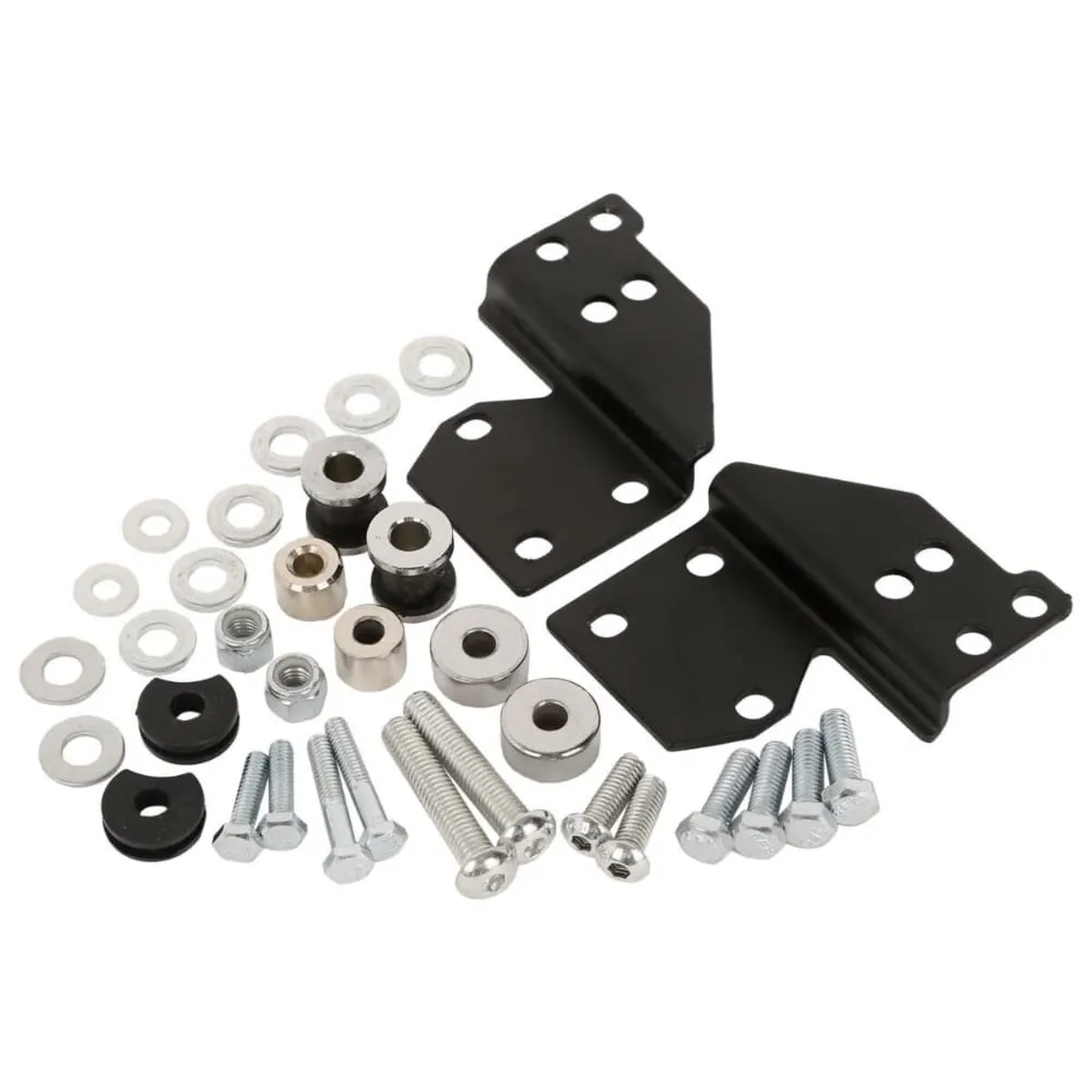 WKK Luggage Rack Front Docking Hardware Kit, Fits Replace 53803-06, Black Detachable Design