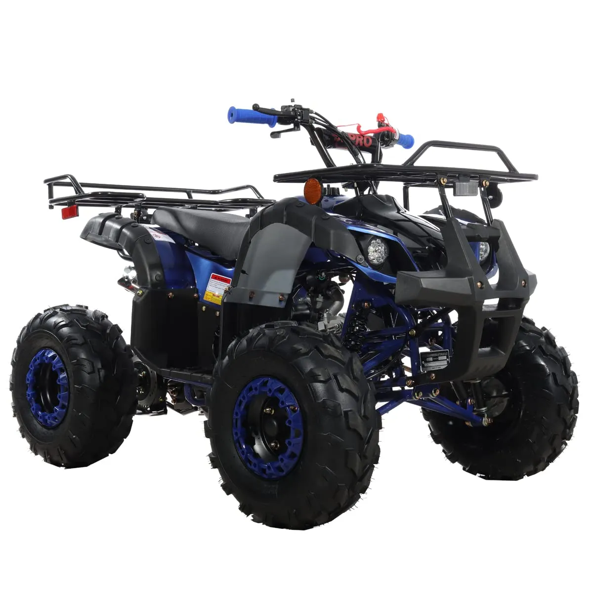 X-PRO 125cc ATV Automatic Transmission with Reverse, 19'/18' Tires, Blue Factory Package