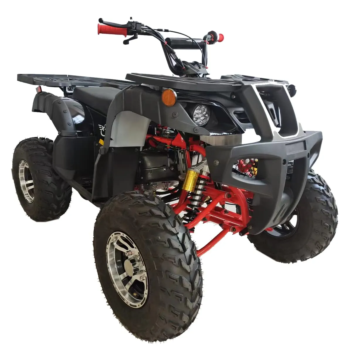 X-PRO 200 Adult ATV, Automatic Transmission, Black, 177.3cc Engine, 23'/22' Aluminium Rims