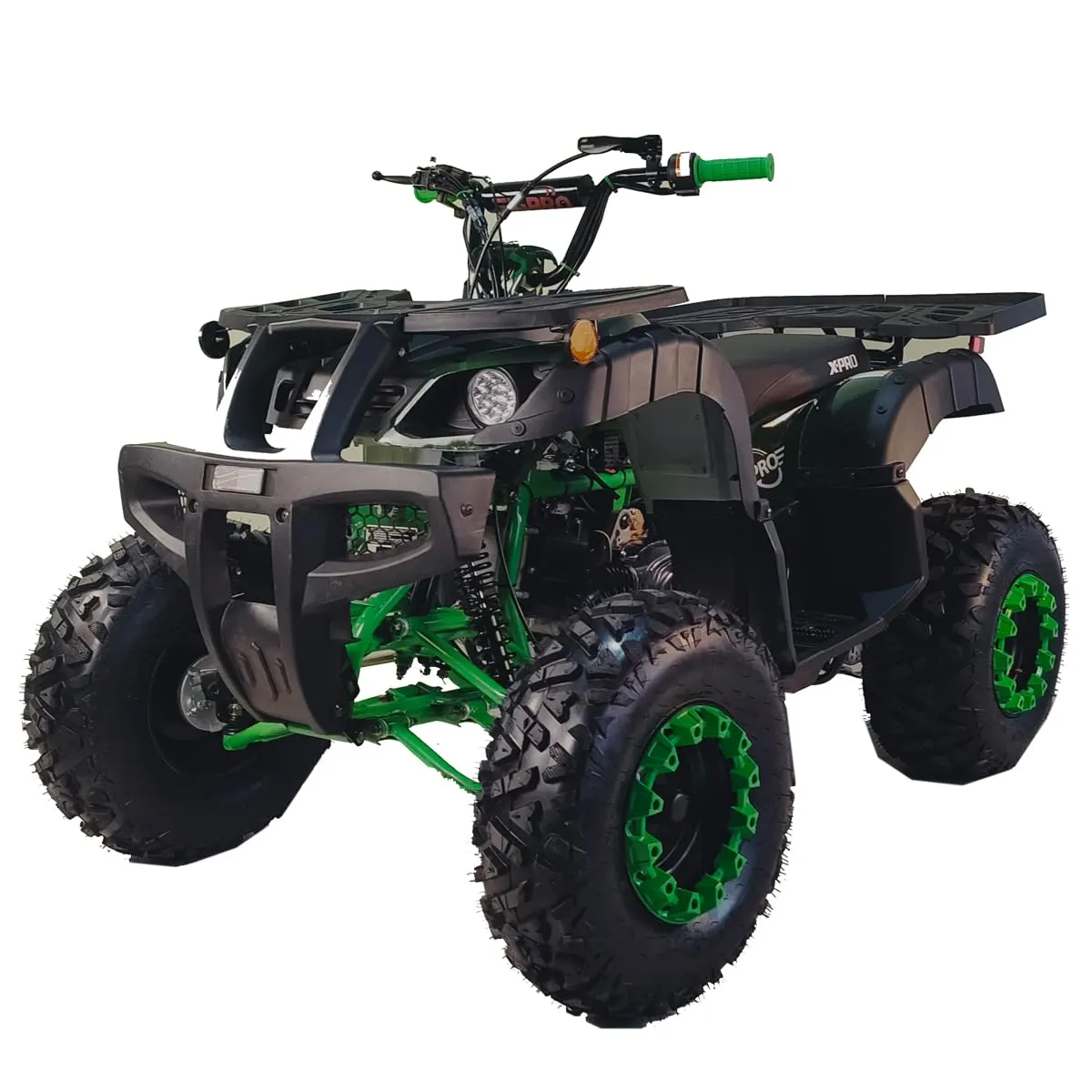 X-PRO Cougar 200 Utility ATV - Automatic Transmission, Reverse Gear, 23'/22' Wheels, Green