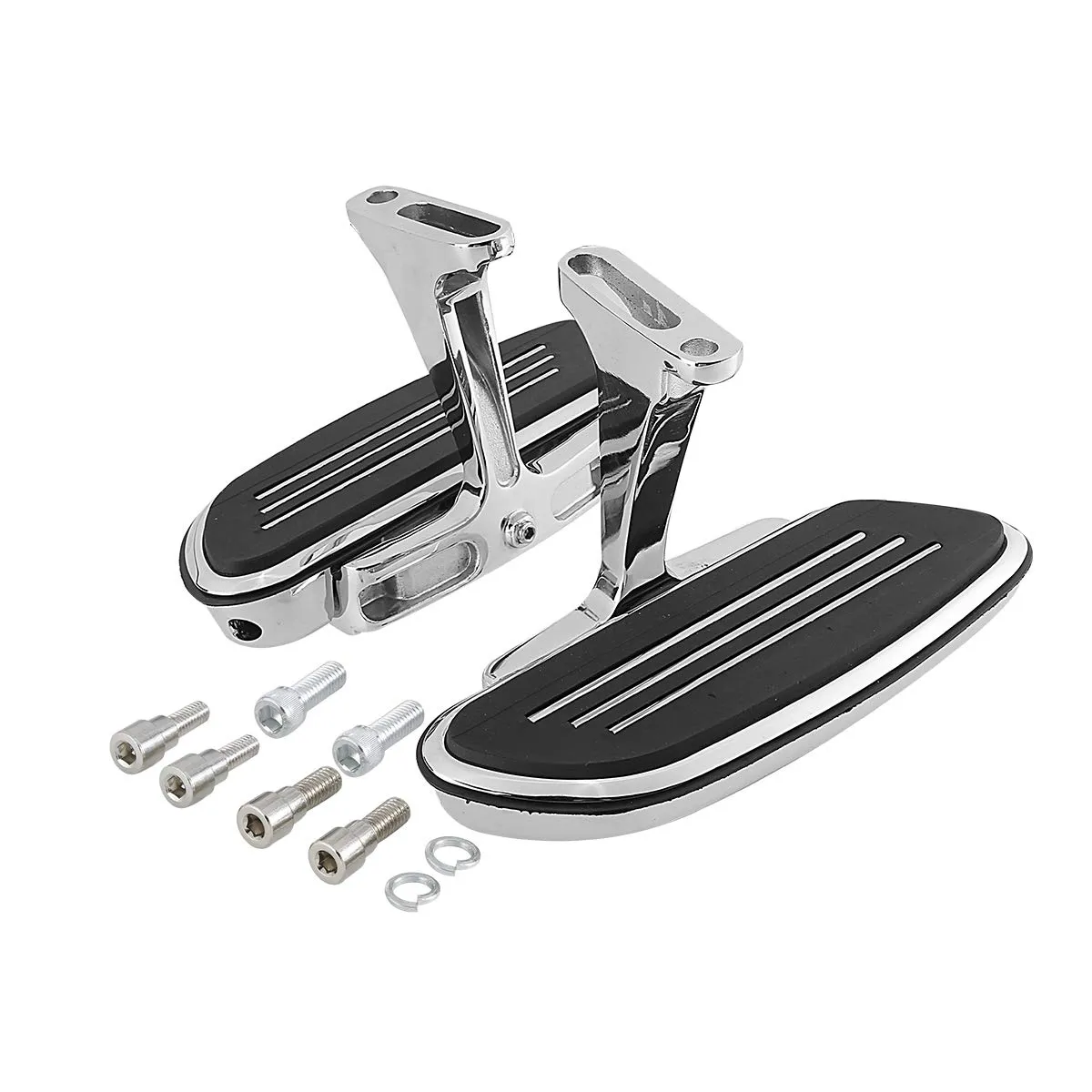 XFMT Passenger Footboard for Harley Touring Models 1993-2024, Streamline Style, High-Quality Aluminum