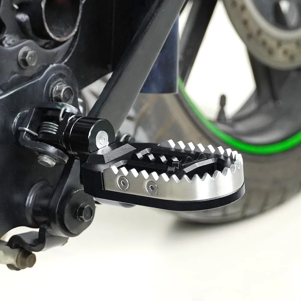 Xitomer Adjustable Wide Foot Pegs for CRF300RALLY 2021-2023, CRF250L/M 2012-2021, Black