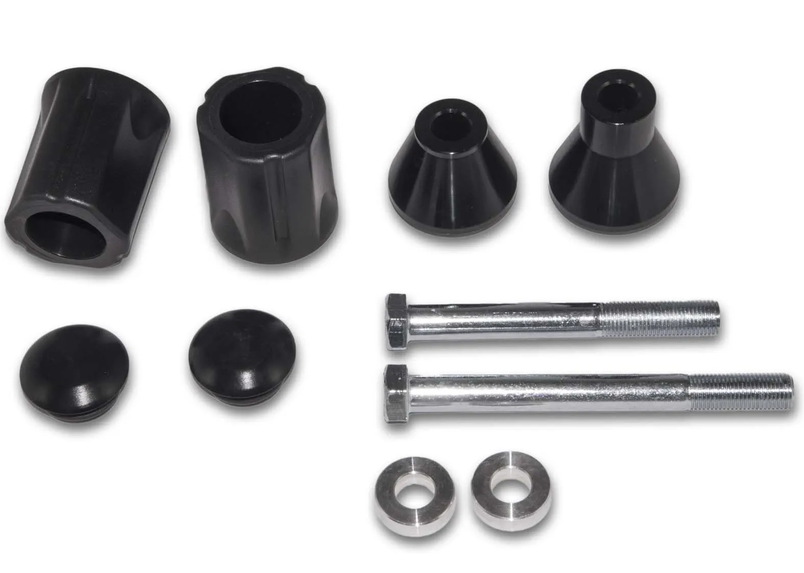 Yana Shiki FSY604 Black Plastic Frame Slider Set for Yamaha YZF-R6 1999-2002