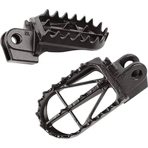 ZETA Wide Foot Pegs by DRC for Enhanced Grip and Comfort